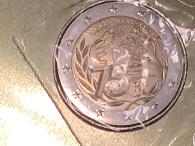 PIÈCE DE 2 euros rare - 75 ans UNICEF EUR 30,00 - PicClick FR